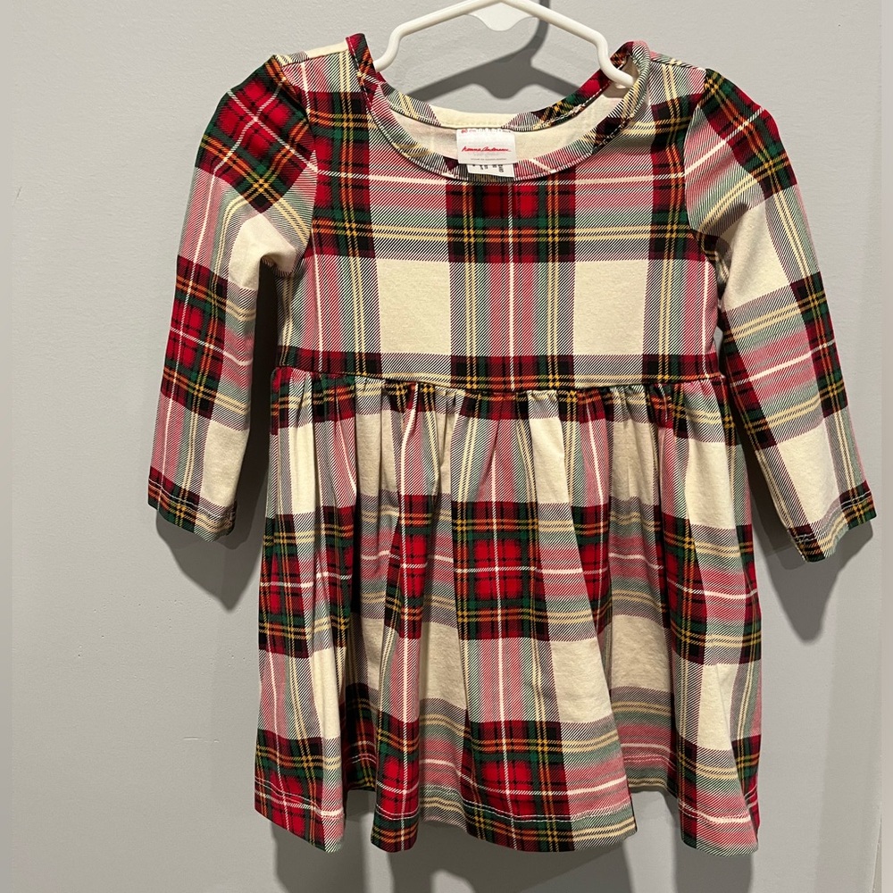 Hanna Anderson Christmas dress with pants matching set